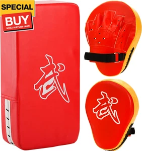 2-in-1 Punching Mitts Kick Pack Set, Boxing Gloves Taekwondo Kick Pad, Boxing Pa - Picture 1 of 8