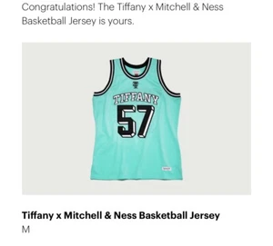 🏀 Tiffany x Mitchell & Ness Basketball Trikot GR M Order IN HAND - Bild 1 von 1