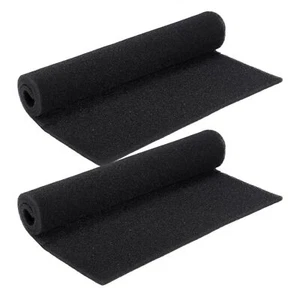 2Pcs Dust Filter Foam Sheet, Air Conditioner Purifier ,Cut To Fit Air Filters - Picture 1 of 12