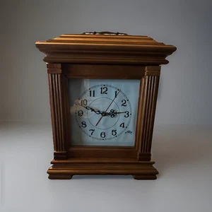 Alco Vintage Stil Quarz Holz Manteluhr Schmuckkästchen - Bild 1 von 11