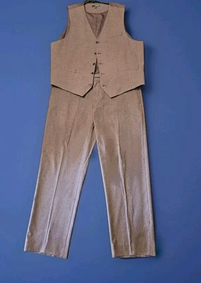 Conjunto de traje chaleco pantalones/pantalones de Murano para hombre, estilo Peaky Blinders, Dillards XL B&T Foto 1 de 4