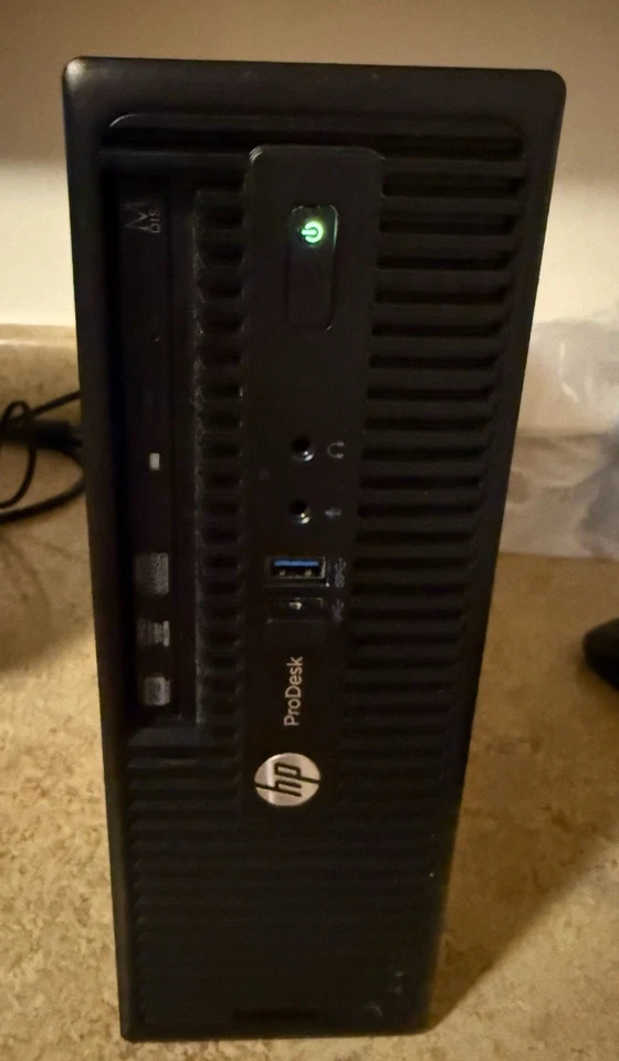  HP ProDesk 400 G2.5 SFF –Intel i3-4170 @ 3.7GHz, 4GB RAM, 500GB HDD, Windows10 - Image 1 of 4
