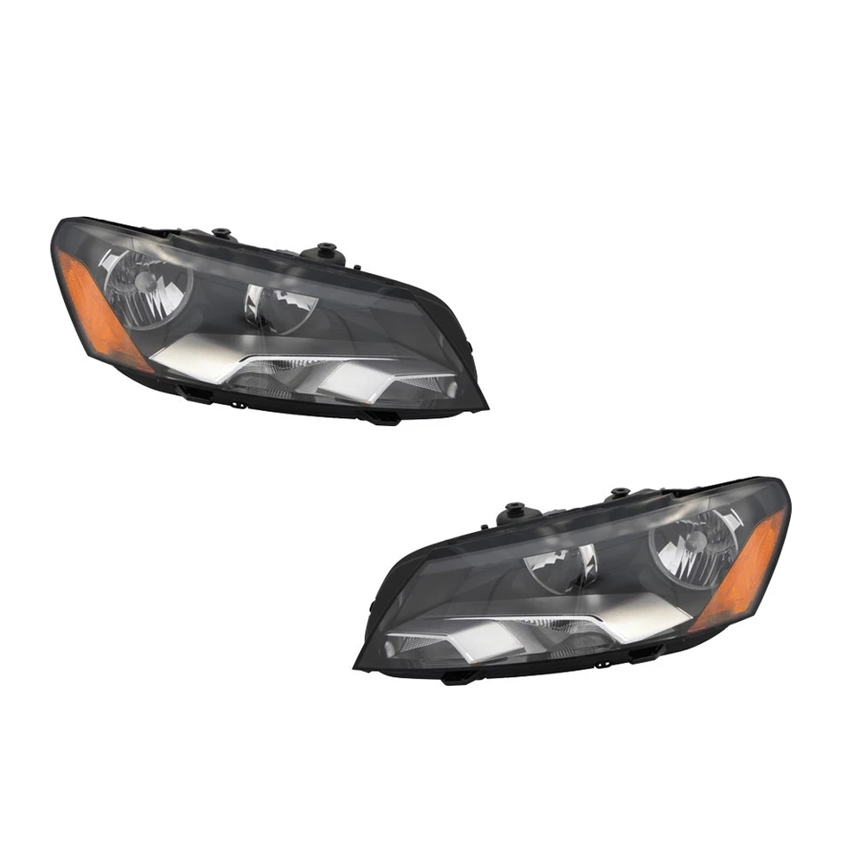 Conjunto de pares de faróis dianteiros de halogênio para 11-14 Volkswagen Passat esquerda e direita - Imagem 1 de 1