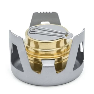 Outdoor Mini Portable Alcohol Stove Burner for Backpacking Hiking Camping Sur... - Picture 1 of 6