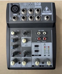 Mezclador compacto Behringer XENYX 502 - En buen estado de funcionamiento. Sin adaptador de corriente - Imagen 1 de 1