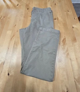 LEE Pants Mens Slim Fit Beige Khaki Pants Size 33x30 Tan Cotton Blend - Picture 1 of 6