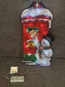 Betterware Christmas Led Snowman + Postbox - Battery (working) Decor - Picture 1 of 10