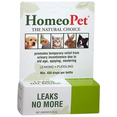HomeoPet Leaks No More Natural Liquid Supplement 15mL - image 1 of 4