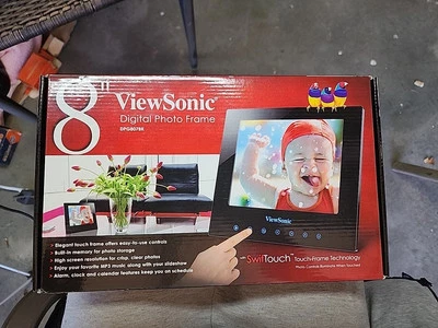 ViewSonic DPG807BK 8" Digital Picture Frame - Image 1 of 4
