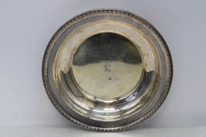 SCHÖN! Sterling Silber Servierschale 10" Durchmesser 278 Gramm 0,925 KOSTENLOSER VERSAND! - Bild 1 von 4