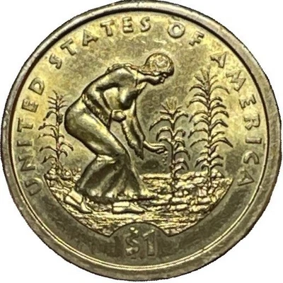 Sacagawea Crops 2009 dólar dorado P como nuevo Foto 1 de 4