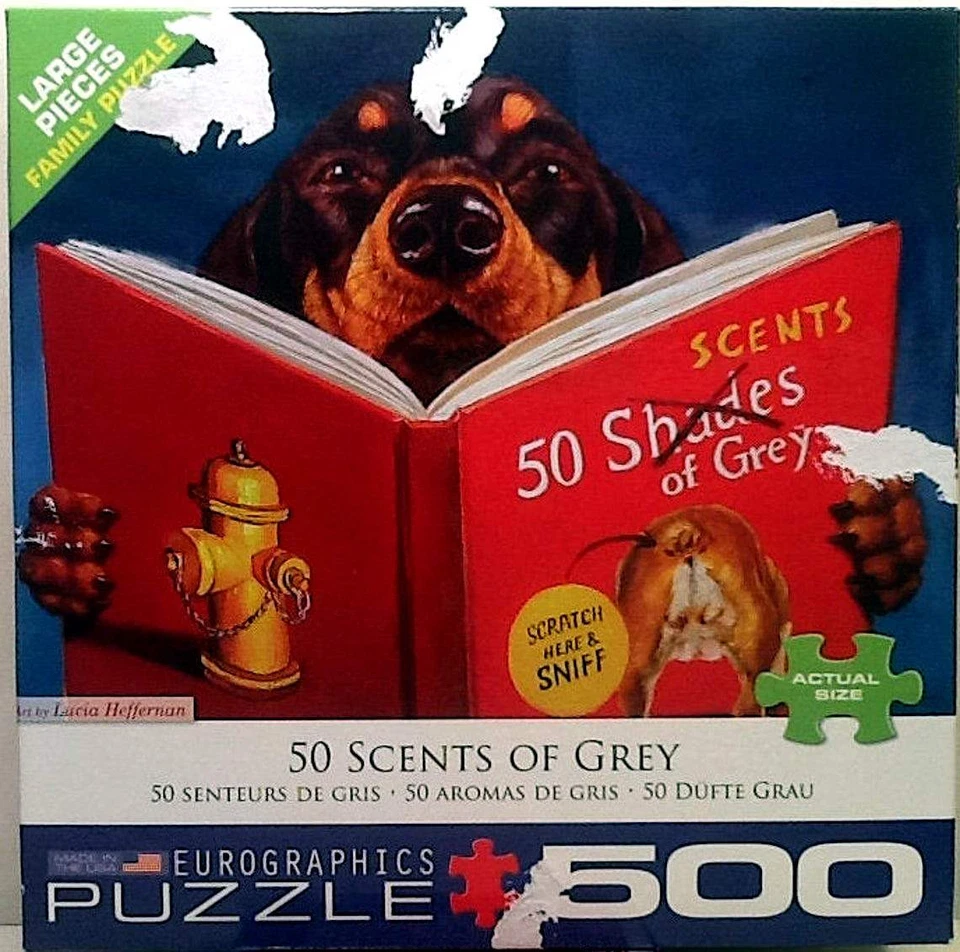 50 Scents Of Grey Lucia Heffernan 500 pc 19-1/4" X 26-5/8" Eurographics Puzzle - Image 1 of 1