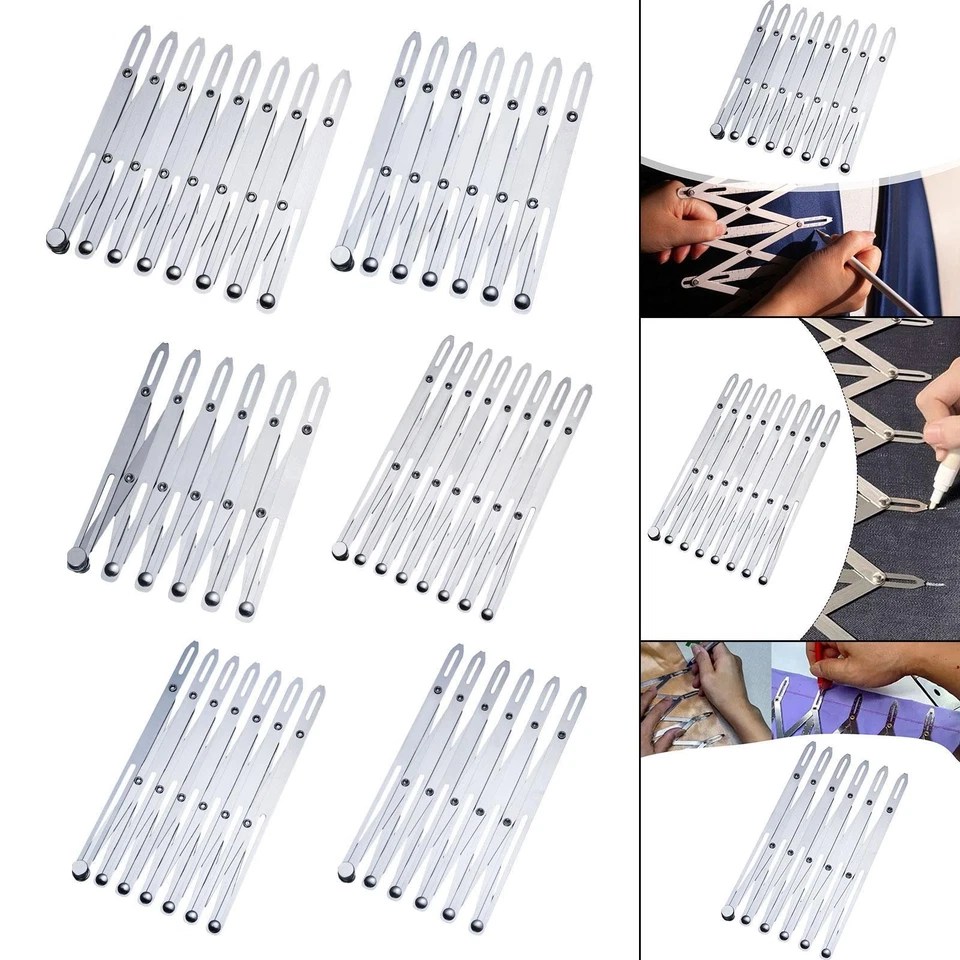 Expanding Sewing Gauge Sewing Ruler for Button Holes Home Decor Craft Pleat - Image 1 of 1