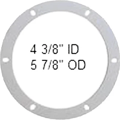 Junta de cubo de motor soplador de escape redondo Heatilator Eco Choice (6"): 812-4710 Foto 1 de 4