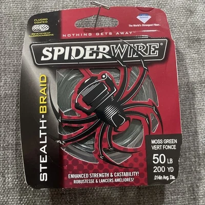 PureFishing 1374602 SCS50G-200 Spiderwire Stealth Braid Line 200 yardas 50 lb (H) Foto 1 de 4