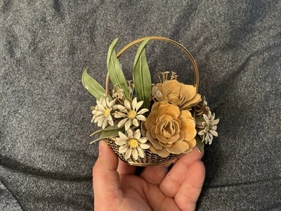 Ramo de flores de otoño Franklin Mint de colección flores Gloria Vanderbilt Foto 1 de 4