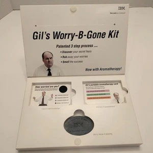 Vintage IBM Promotional Gil's Worry-B-Gone Kit 2006  -Swag - Picture 1 of 5