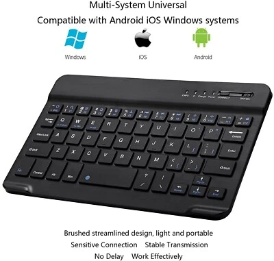 Teclado inalámbrico Fintie 7,9" para tabletas Android, Windows y Apple Foto 1 de 4