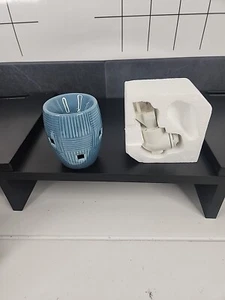 Scentsy Wickless Plug-in Warmer Weave Denim New OpenBox - Picture 1 of 5