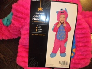 New Pink Monster Halloween Costume 6-12 m months infant Jumpsuit - Picture 1 of 2