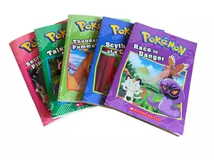 Pokemon Set of 5 Kids Books PB Scholastic 2017 - Imagen 1 de 3