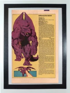 Dragon Man - The Official Handbook of the Marvel Universe - Gerahmte Comic Seite - Bild 1 von 7