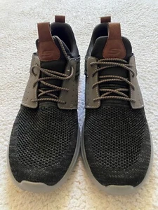 Zapatos informales Skechers 2021 para hombre Delson 3.0 Cicada Streetwear negros grises talla 9 - Imagen 1 de 16