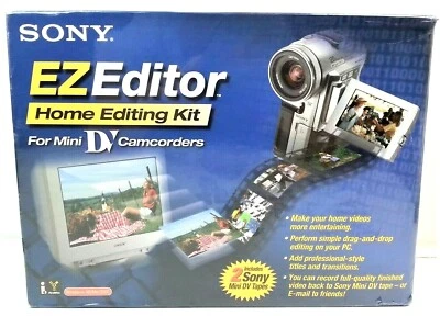 Sony EZ Editor Home Editing Kit For Mini DV Camcorders SEALED Windows 98 ME 2000 - Image 1 of 4