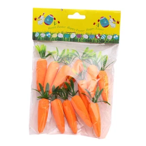 12pcs Mini Easter Carrot,Artificial Foam Carrot,Easter Home Kitchen Decorations - Picture 1 of 8