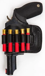 RANCH BELT RIDE BLACK/BROWN CHOOSE:Color,RH,LH-hand&MORE OWB Leather Gun Holster - Picture 1 of 12