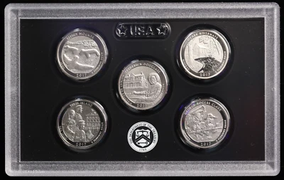 2017 S United States Mint Uncirculated 5-Quarter Set | 225th Anniversary - Image 1 of 2