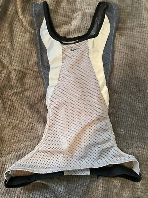 Nike Reflective Safety Running Vest Unisex One-Size Fits All Gray Grey - Image 1 of 4