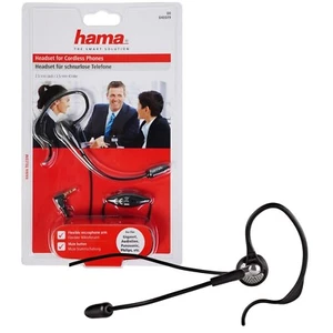 Hama Headset Słuchawki 2,5 mm Jack Jack Wtyczka jack do telefonu DECT Gigaset itp. - Zdjęcie 1 z 5