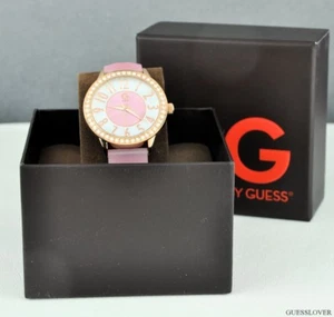 New Trend Limited G by GuEsS Watch Ladies Pink Rubber Bracellet BNWT - Picture 1 of 1