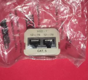 AMP Tyco Netconnect CO System Einsatz 3302-1 2 x RJ45 Cat 5 - Bild 1 von 2