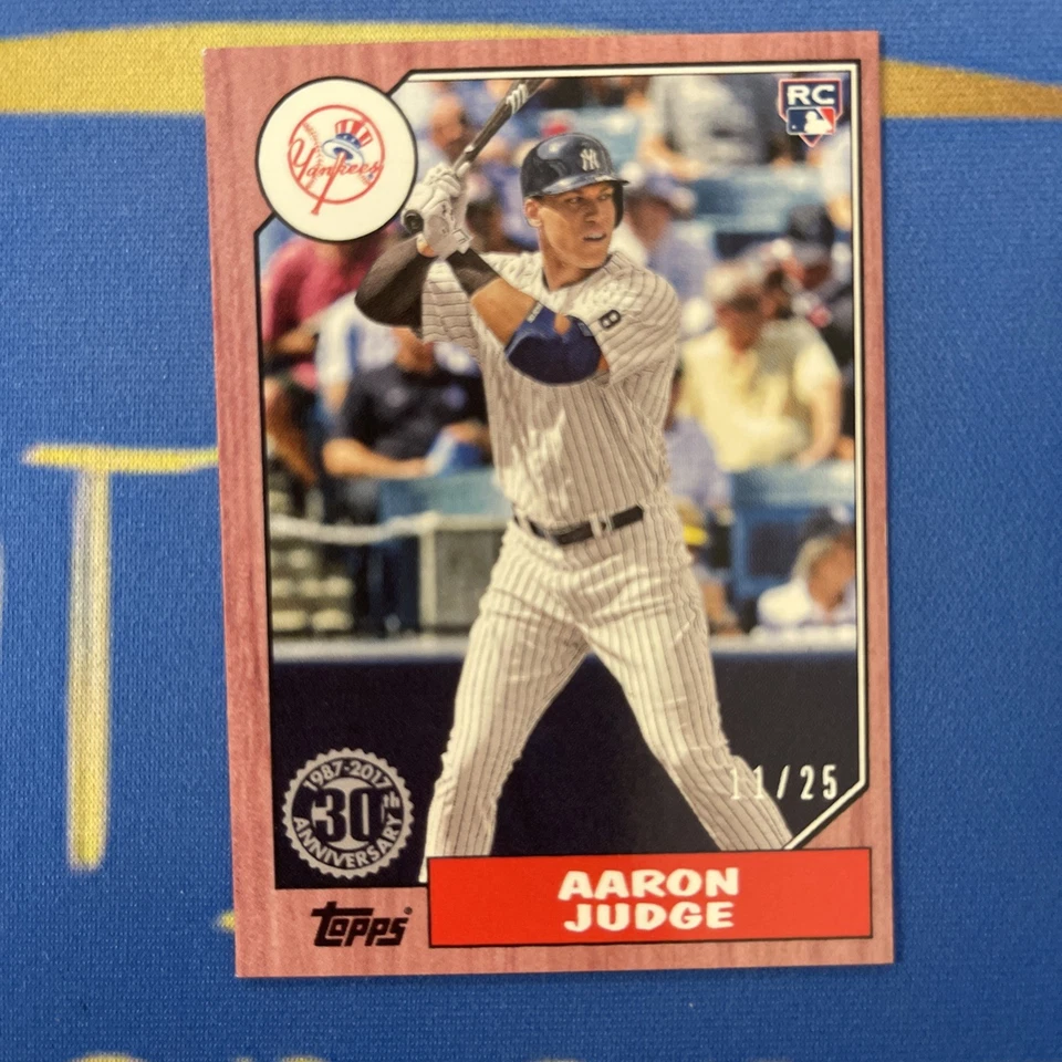 2017 topps aaron judge mini 30th Anniversary /25 - Image 1 of 3