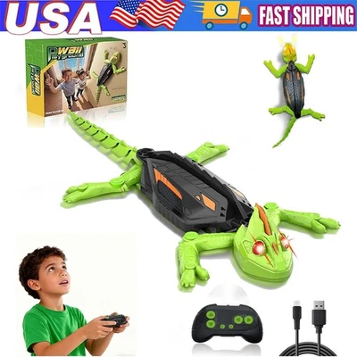 Wallcrawler Gecko Recargable Control Remoto Robot Wall Crawler 2025 Regalo de Navidad Foto 1 de 4