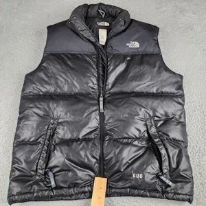 The North Face Vest Boys Extra Large Black Down Puffer 600 Outdoors Hiking - Picture 1 of 10