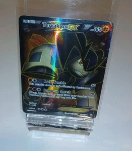 Terrakion EX (121 Full Art) 121/124 Dragons Exalted Holo Damaged - Bild 1 von 2