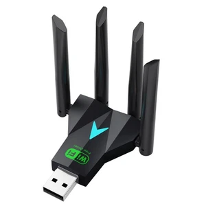 Adapter WiFi 2.4G 5G USB 3.0, dwupasmowy 400Mbps / 867Mbps pasuje do systemu Windows XP do 11 - Zdjęcie 1 z 6