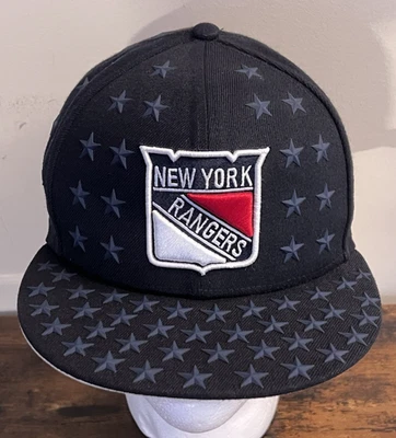 New Era New York Rangers All Over Stars Blue Snapback Hat MSG Exclusive - Image 1 of 4