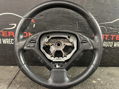 08-13 VOLANTE INFINITI G37 ENVUELTO EN CUERO NEGRO Foto 1 de 4