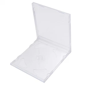 10PCS Transparent DVD Cases Portable CD Storage Boxes DIY CD Packages for Home - Afbeelding 1 van 12