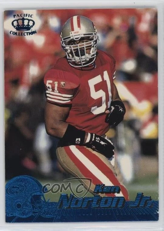 1996 Pacific Crown Collection Blue Ken Norton #389 - Image 1 of 2