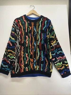 COOGI Soul Of Australia Pure Wool Knitted Sweater 3D Knit Size Large Rare - Image 1 of 4