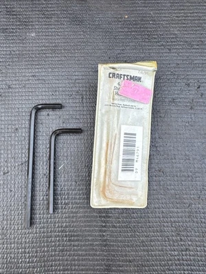 Sears Craftsman USA Nos 2pc Long Short Hex Key Set 46791 4.5mm Metric V Series - Image 1 of 4