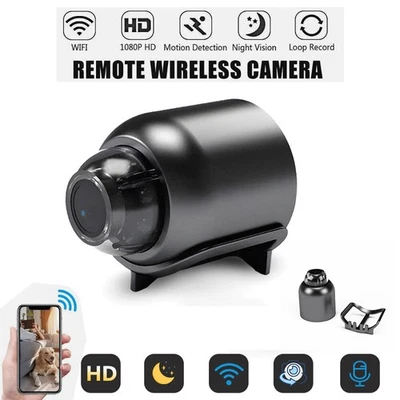 Mini IP Kamera 1080P Wireless WLAN 4K WiFi Kamera Überwachungskamera IR Cam HD - Bild 1 von 4