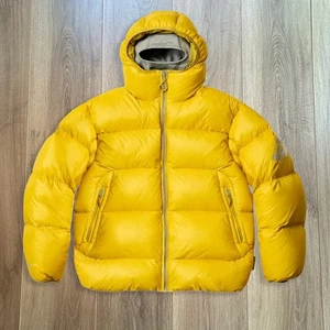 Palace Pertex Opaque Balaclava Puffa Jacket - Yellow Large Puffer Jacket - Picture 1 of 18