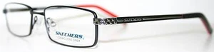 SKECHERS 1022 BLACK New Girls Boys Childrens Optical Eyeglass Frame - Picture 1 of 2