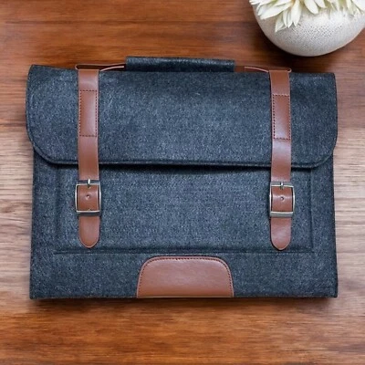 Funda de fieltro para portátil MacBook Chromebook de 13 pulgadas Lenovo Dell HP Cubierta Foto 1 de 4